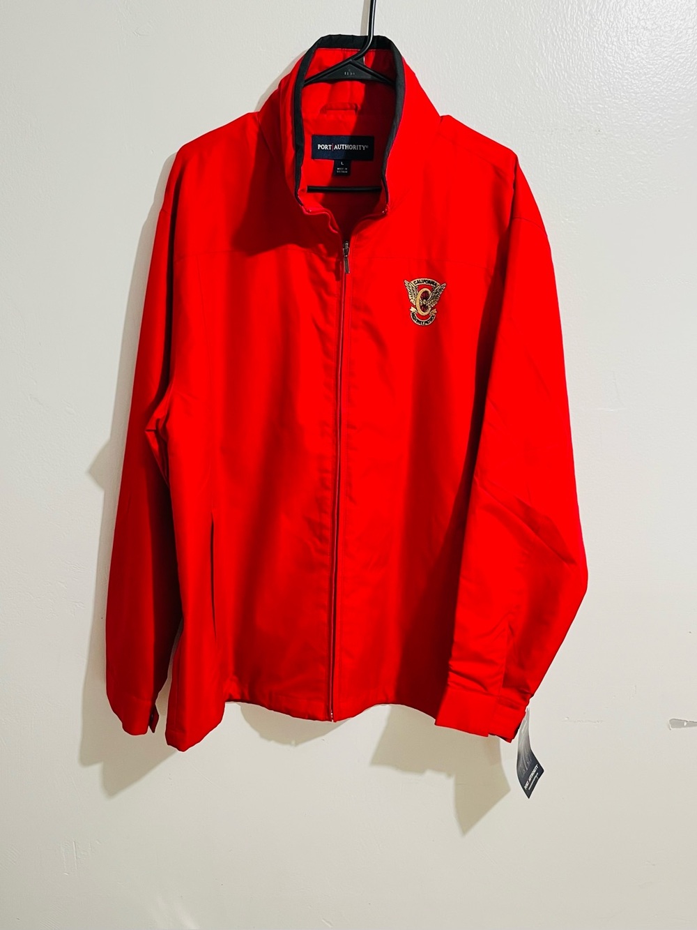 Port Authority California Highway Patrol Patch Men’s Windbreaker Jacket Size L